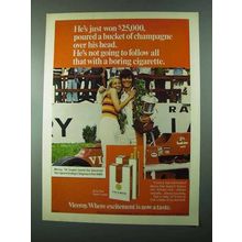1975 Viceroy Cigarettes Ad - He's Just Won $25,000