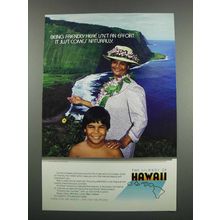 1983 Hawaii Tourism Ad - Being Friendly Here