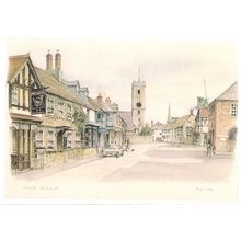 YARMOUTH, ISLE OF WIGHT. unused vintage postcard Muriel Owen drawing /