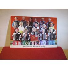 WEST DORSET ACCORDION GROUP unused postcard =