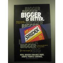 1994 Stri-Dex Pads Advertisement - Bigger is better