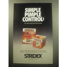 1994 Stri-Dex Clear Gel and Pads Advertisement - Simple Pimple Control