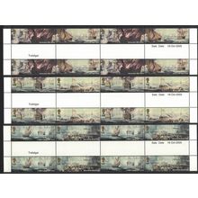 Great Britain Battle of Trafalgar Warships Nelson Gutter Strips FV£22.00 2005