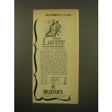 1961 Beshar's Rugs Advertisement - Antique Lavere Conversational Piece