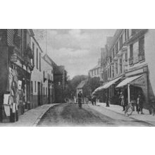 Antique 1903 Bicycles at High Street Hursterpierpoint Sussex Postcard