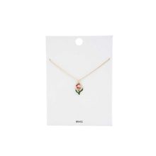 New Flower Charm Necklace