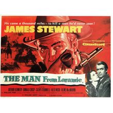 The Man From Laramie- British 1955 Poster Canvas Movie Film Print A0 A1 A2 A3 A4