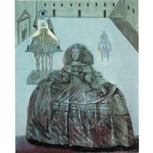 Salvador Dali - The Infanta Margarita 1982 Poster Canvas Movie Film Print A0 A1