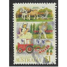 AUS 1987 $1.00 'AGRICULTURAL SHOWS' FINE USED (EBID68-046)