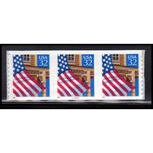 2915A 32c U.S. Flag Over Porch Very Fine MNH PNC 87898/3 10x10 PA3536