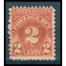 Used J81 2c Postage Due Average Plus WA1333
