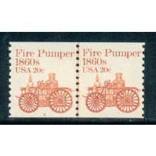 1908 20c Fire Pumper Very Fine MNH Dry Gum CNP Left 5 W0251