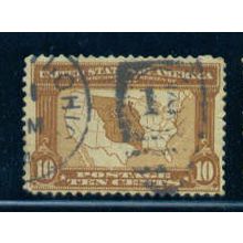 Used 327 10c Map of Louisiana Purchase Barely Clears C2732