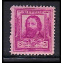 866 3c James Lowell Fine MNH KA2720