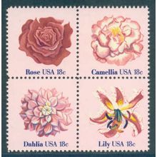 1876-1879 18c Flowers Fine MNH MA0824