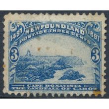 400ᵗʰ Anniv Discovery of Newfoundland: 3c - Newfoundland 1897 - FH - SG 68
