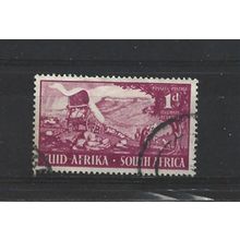 SouthAfrica.SG131 1d Wagons approaching Bingham's Berg.Fine Used.Aug25d