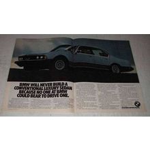 1978 BMW 733i Car Ad - Never Build Conventional