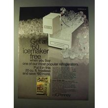 1979 JCPenney #0620 Refrigerator Ad - Get Icemaker