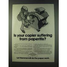 1979 Hammermill Paper Ad - Suffering From Paperitis?