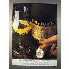 1986 Remy Martin Cognac Ad - Brilliant Opening Moves