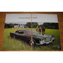 1969 Lincoln Continental Advertisement