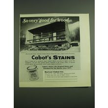 1971 Samuel Cabot Stains Advertisement - So very good for wood