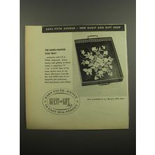 1951 Saks Fifth Avenue Tole Tray Ad - The Hand-Painted Tole Tray