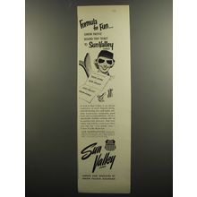 1953 Union Pacific Railroad Ad - Formula for Fun Union Pacific Round trip