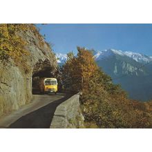 Brunig Hasilbrg Tierberge Mahrenhorn Switzerland Bus Postcard