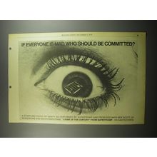 1974 Supertramp Crime of the Century Album Advertisement - If everyone is mad