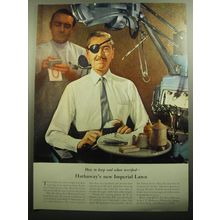 1958 Hathaway Shirts Advertisement - How to keep cool when terrified