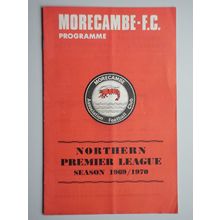 MORECAMBE v BOSTON UNITED Northern Premier League 08/11/1969