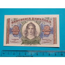 Espana Spain 1938 2 Pesetas Banknote Reproduction - 20