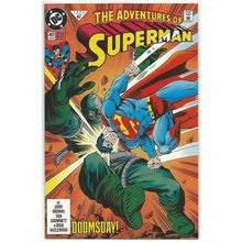 ADVENTURES OF SUPERMAN # 497 DOOMSDAY BATTLE ( 1992 )