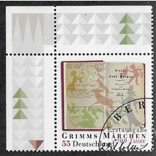 GER 2012 55c 'GRIMM BROTHERS' (CORNER MARGIN) FINE USED (EBID54-040)