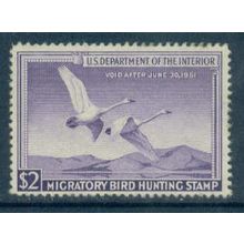 RW17 $2 Trumpeter Swans in Flight Fine MDG NA1697