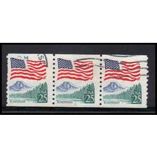 Used 2280a 25c U.S. Flag Fine PNC 11/3 PA2880