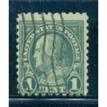 Used 581 1c Benjamin Franklin Average A16279