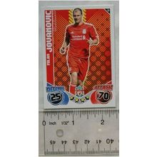 2010/11 Topps Match Attax Trading Card 176 Milan Joanovic, Liverpool FC