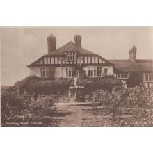 Doverhay Place Porlock Somerset Front Tudor View Antique Postcard