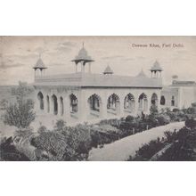 Deewan Khas Fort Delhi India Postcard