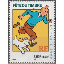 France 2000 Michel 3445C Neuf ** Cote (2008) 2.50 € Tintin et Milou