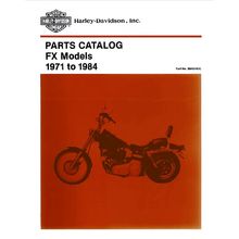 HARLEY-DAVIDSON FX MODELS PARTS CATALOG 1971-1984 MOTORCYCLE 276 PAGES ENGLISH