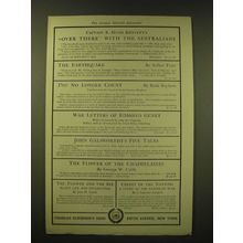 1918 Charles Scribner's Sons Ad - Captain R. Hugh Knyvett