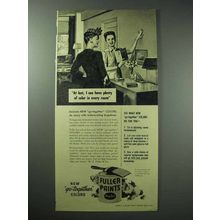 1946 Fuller Paints Ad - Plenty of Color in Every Room