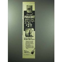 1946 Fuller Fullcoat Paint Ad - Makes a New Living Room