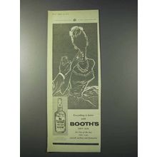1959 Booth's Dry Gin Ad - Everything Is Better With