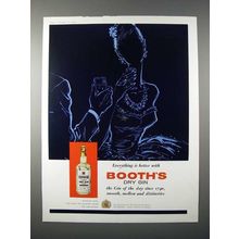 1959 Booth's Dry Gin Ad - Everything is Better