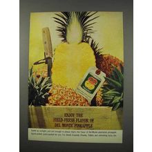 1961 Del Monte Pineapple Ad - Enjoy Field-Fresh Flavor